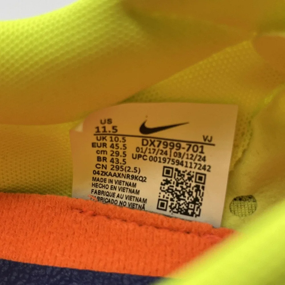Nike Rival XC Shoes Mens Size 11.5 Yellow‎ Racing Spikes DX7999-701 NEW